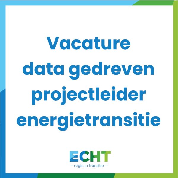 Datagedregen-projectleider