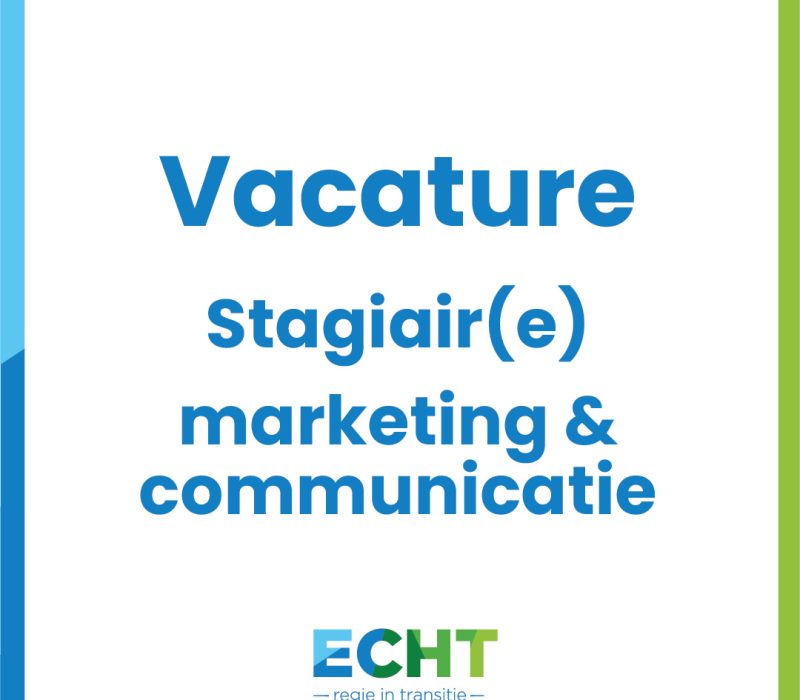 Vacature: Stagiair(e) marketing en communicatie